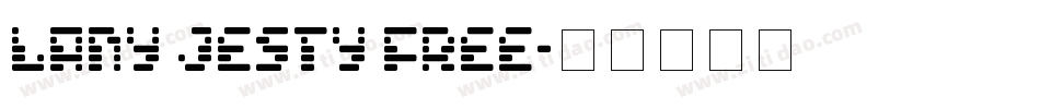 Lany Jesty Free字体转换